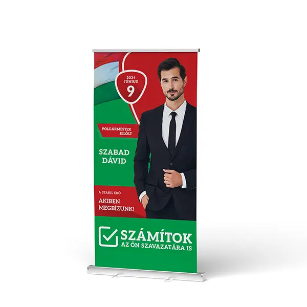 rollup banner valasztas 2024 color nyomda