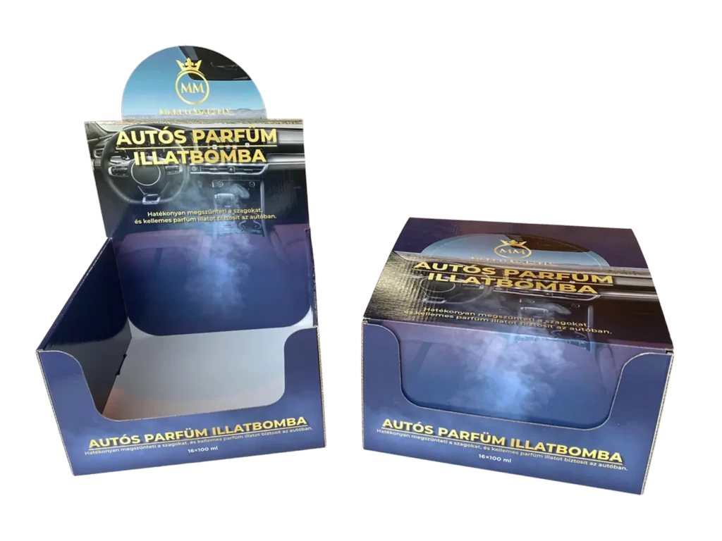 Marco Martely hullámkarton pultidisplay szerszámokhoz és kéziszerszámokhoz, kisméretű POS megjelenítő állvány