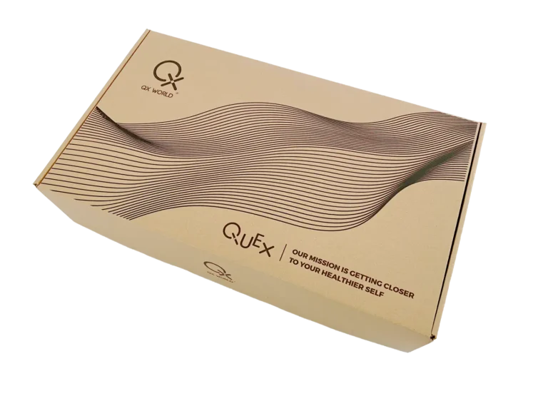 Barna nyomott hullámkarton doboz, egyedi grafikai tervezésű karton csomagolás